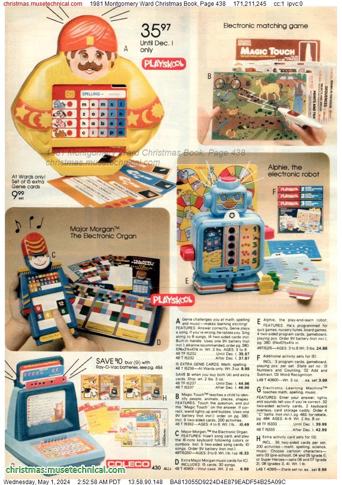 1981 Montgomery Ward Christmas Book, Page 438
