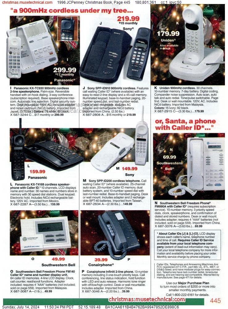 1996 JCPenney Christmas Book, Page 445