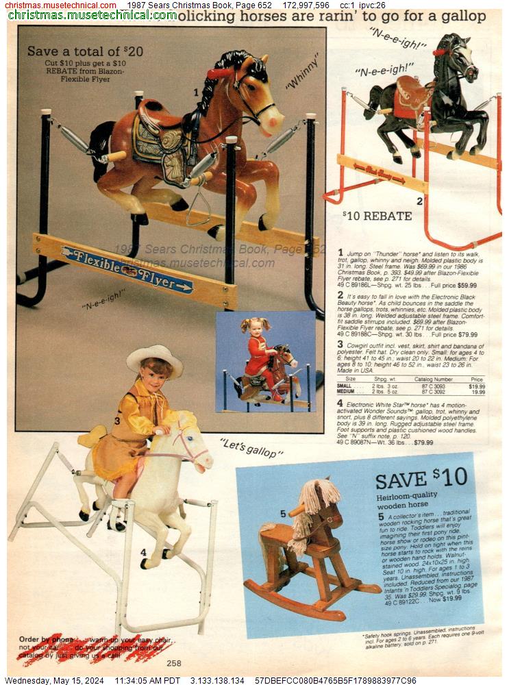 1987 Sears Christmas Book, Page 652