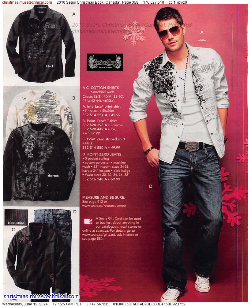 2010 Sears Christmas Book (Canada), Page 358