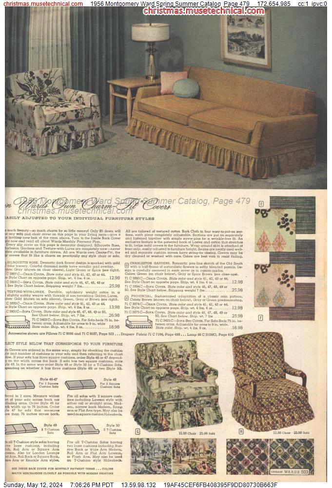 1956 Montgomery Ward Spring Summer Catalog, Page 479