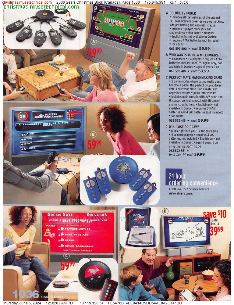 2006 Sears Christmas Book (Canada), Page 1060