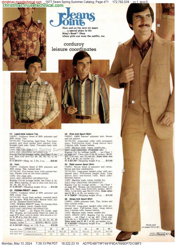 1977 Sears Spring Summer Catalog, Page 471
