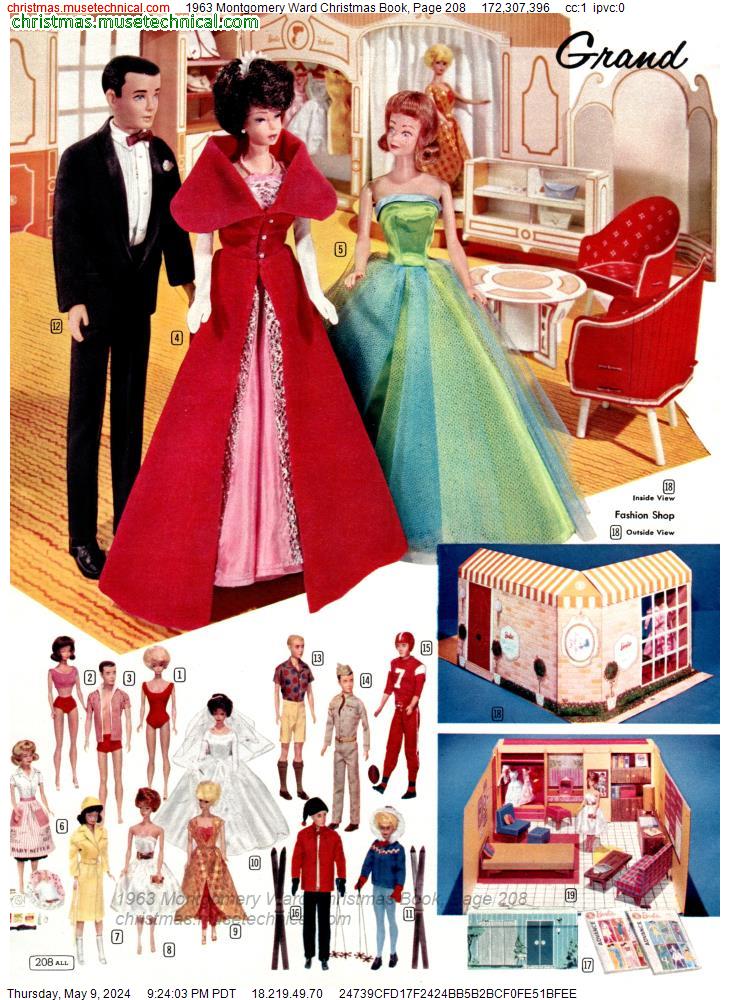 1963 Montgomery Ward Christmas Book, Page 208
