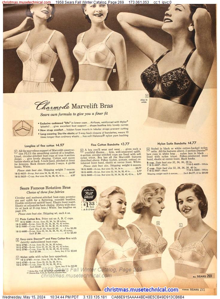 1958 Sears Fall Winter Catalog, Page 269