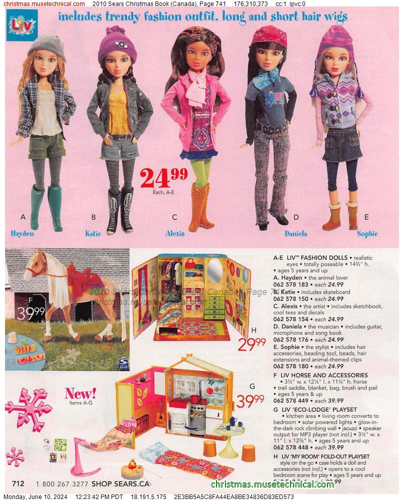 2010 Sears Christmas Book (Canada), Page 741