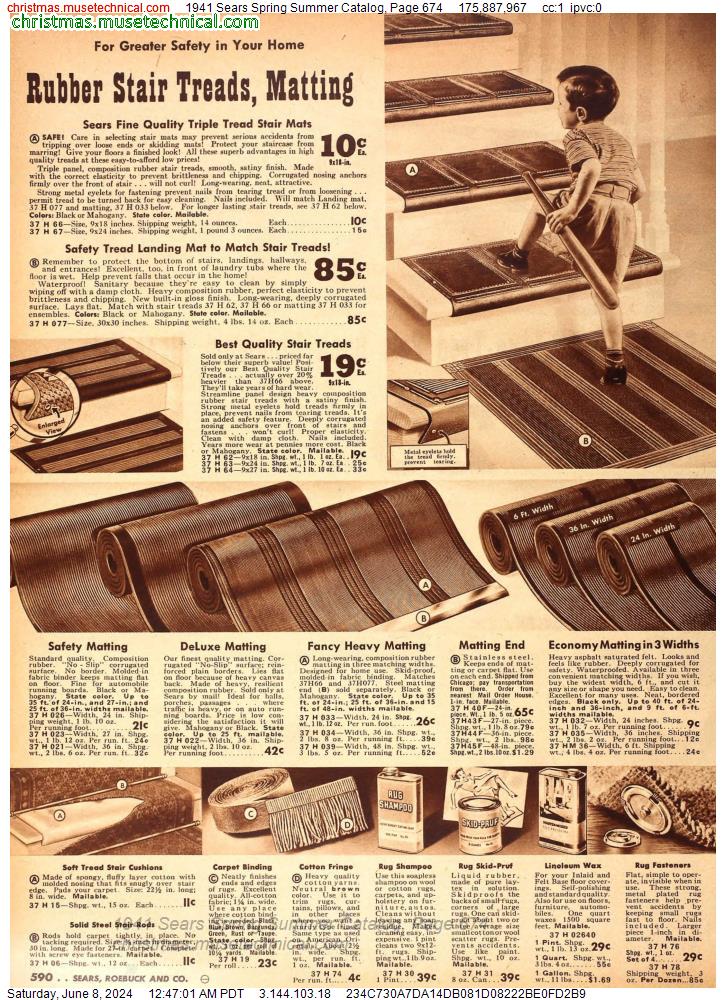 1941 Sears Spring Summer Catalog, Page 674