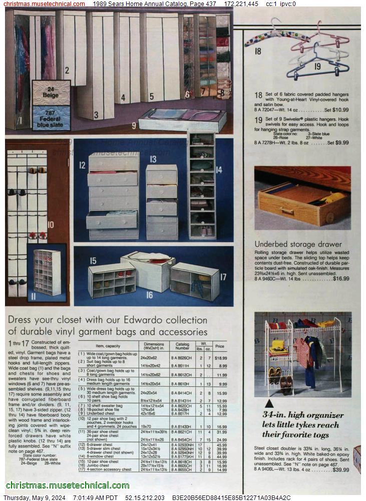 1989 Sears Home Annual Catalog, Page 437