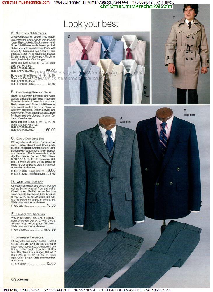 1984 JCPenney Fall Winter Catalog, Page 664