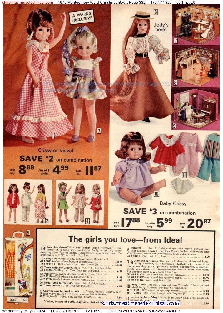 1975 Montgomery Ward Christmas Book, Page 332