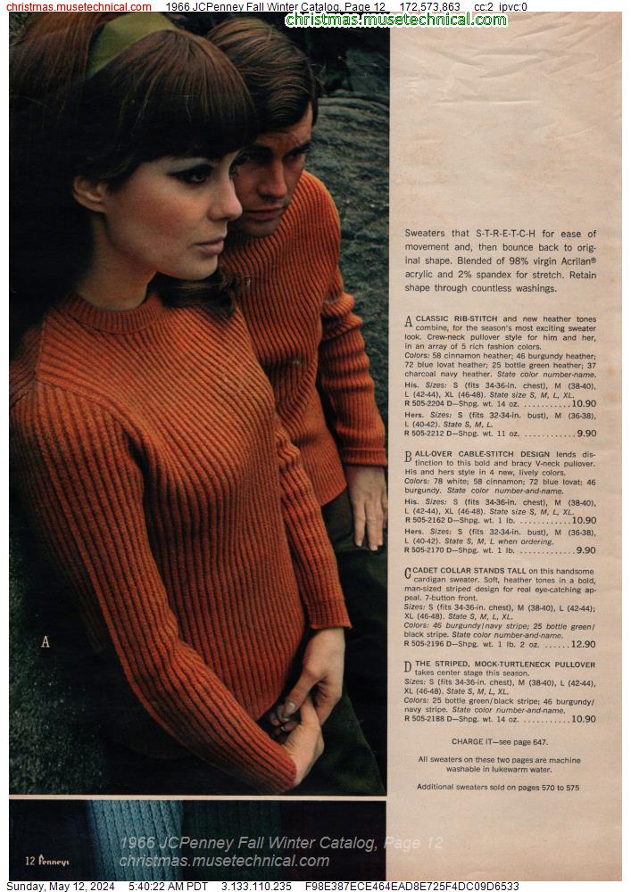 1966 JCPenney Fall Winter Catalog, Page 12