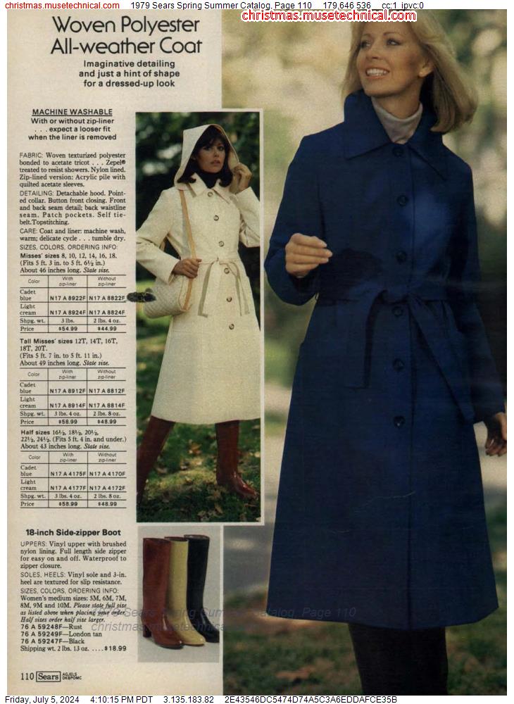 1979 Sears Spring Summer Catalog, Page 110