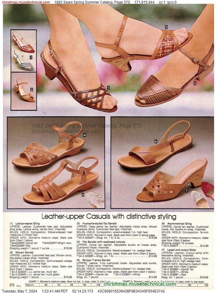 1983 Sears Spring Summer Catalog, Page 370