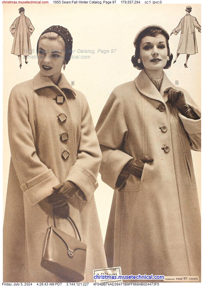 1955 Sears Fall Winter Catalog, Page 97