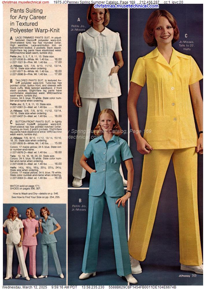 1975 JCPenney Spring Summer Catalog, Page 169