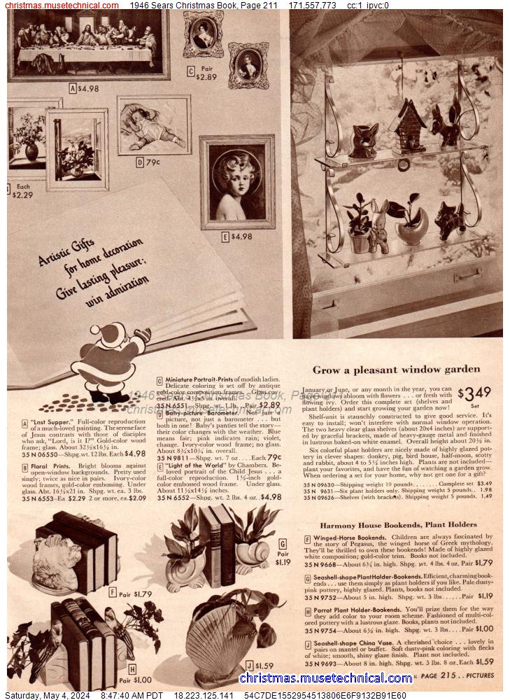 1946 Sears Christmas Book, Page 211