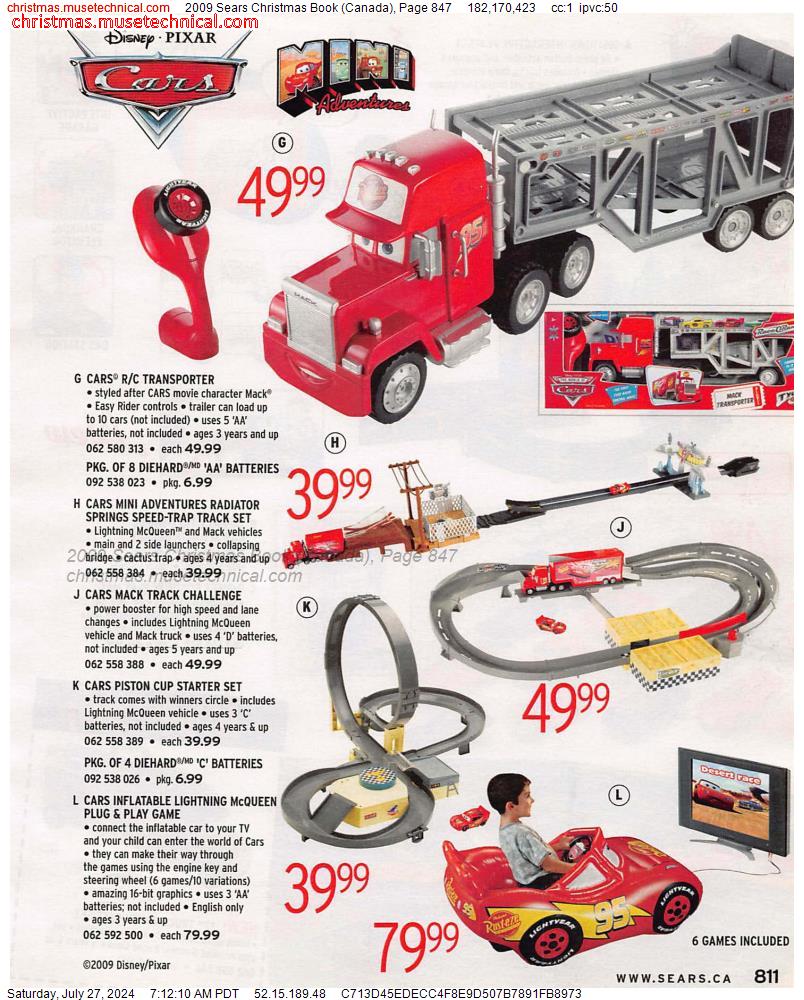 2009 Sears Christmas Book (Canada), Page 847