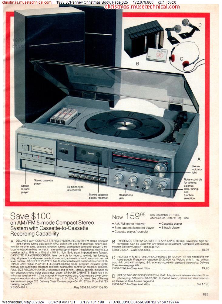 1983 JCPenney Christmas Book, Page 625