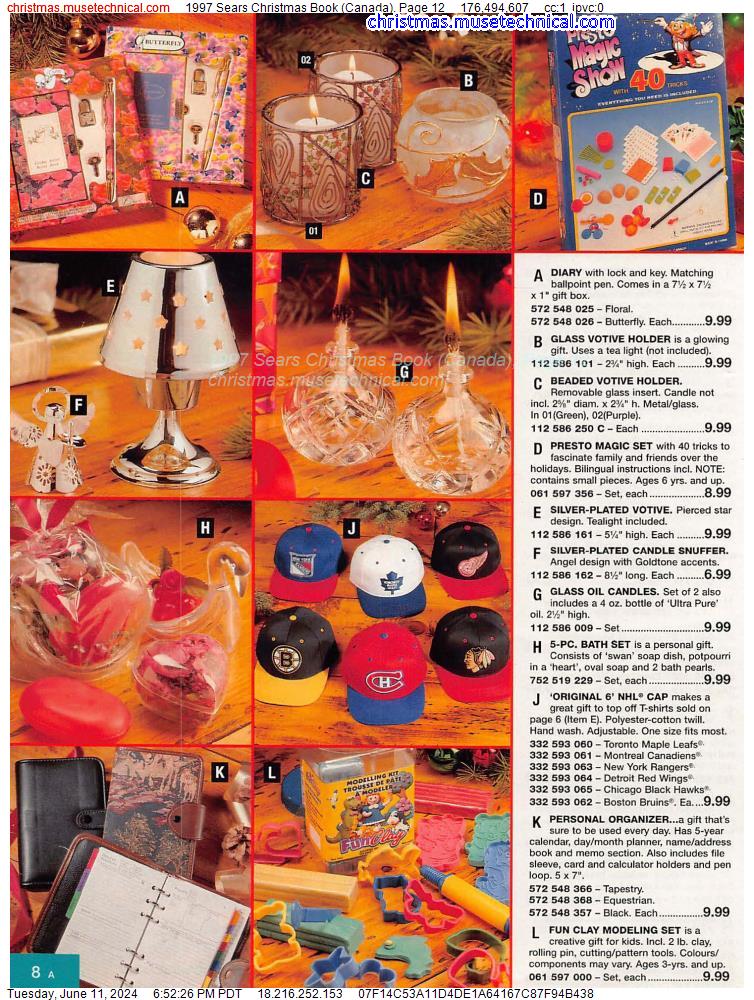 1997 Sears Christmas Book (Canada), Page 12
