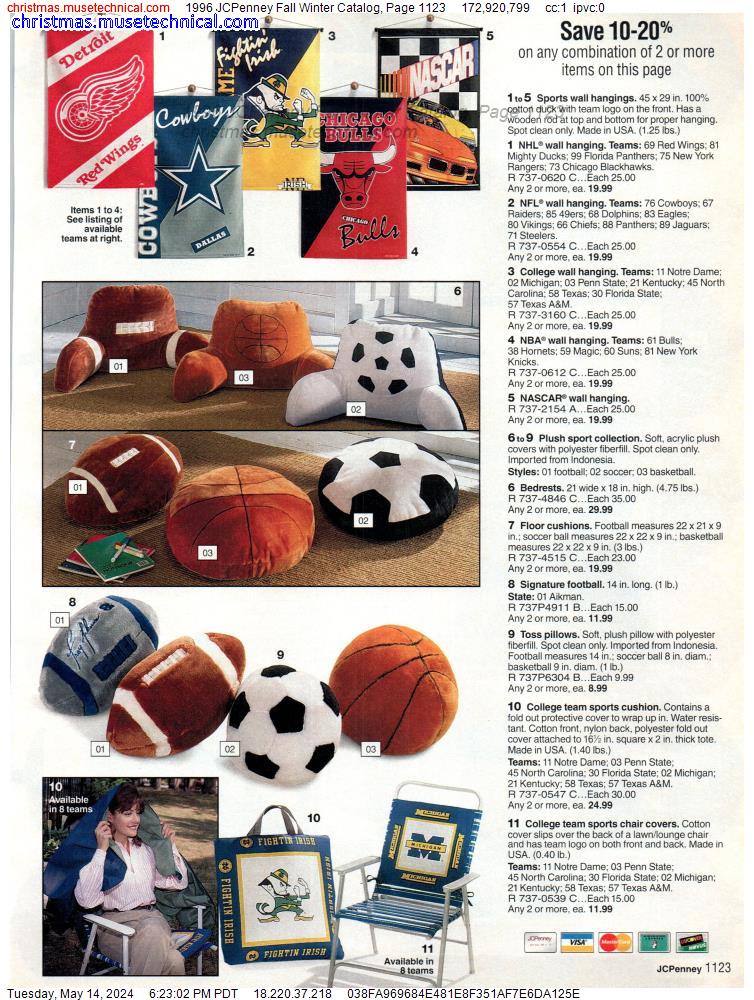 1996 JCPenney Fall Winter Catalog, Page 1123