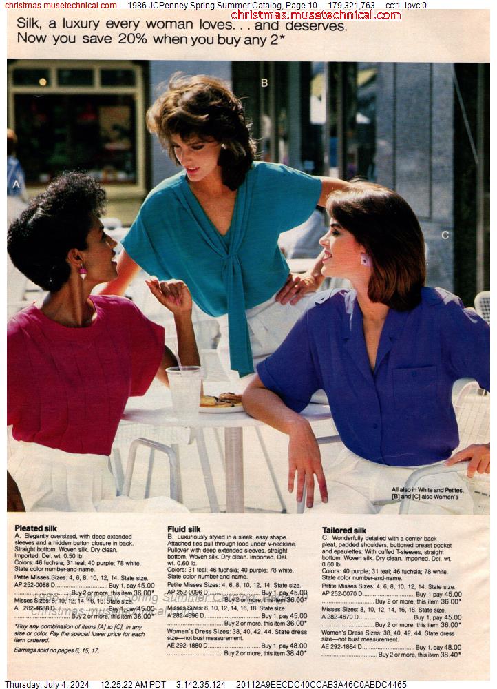 1986 JCPenney Spring Summer Catalog, Page 10