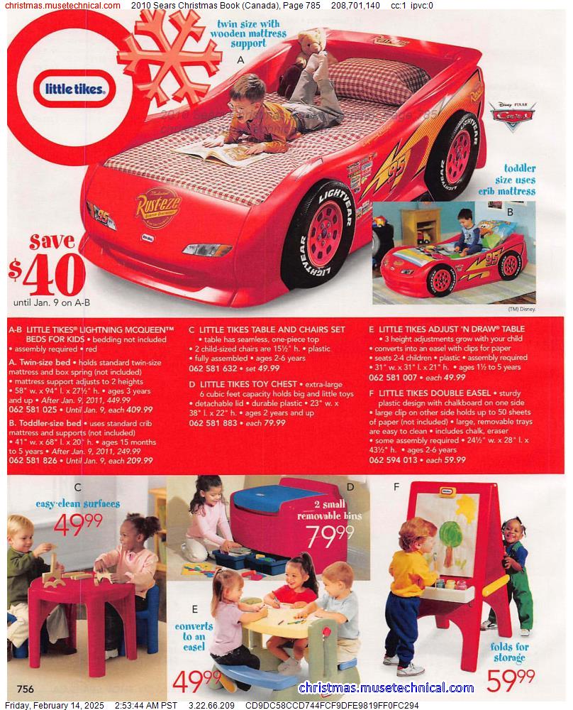 2010 Sears Christmas Book (Canada), Page 785