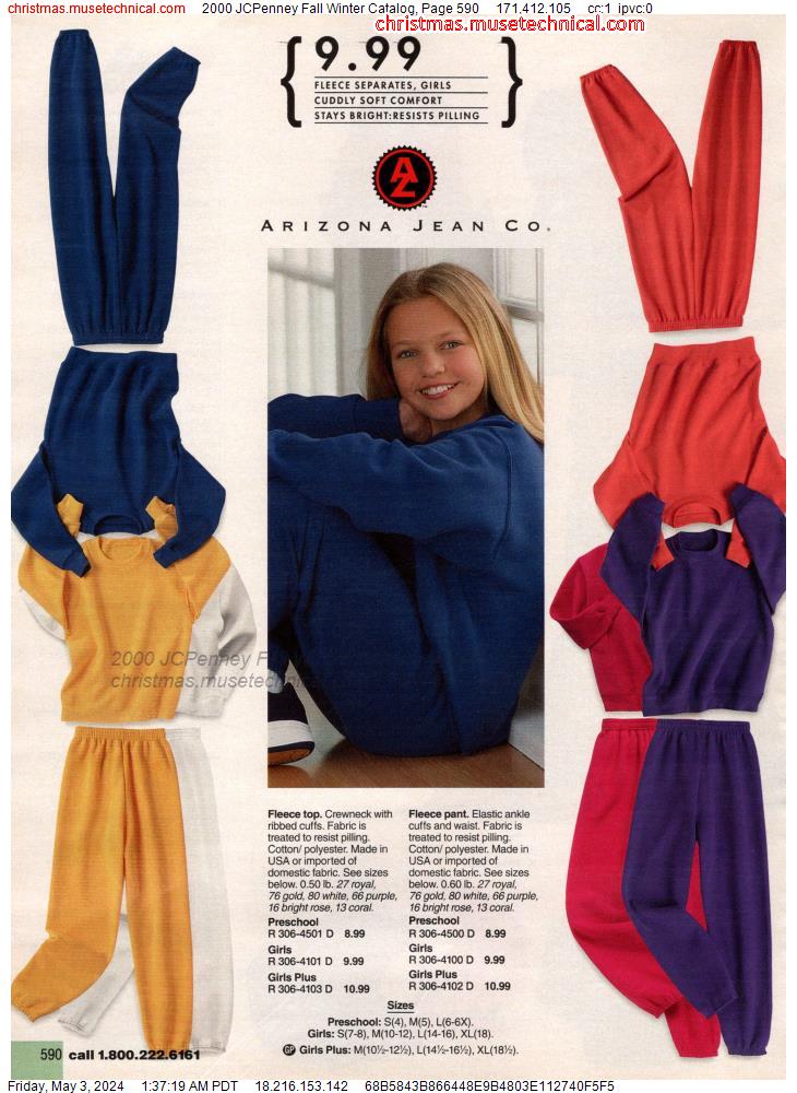 2000 JCPenney Fall Winter Catalog, Page 590