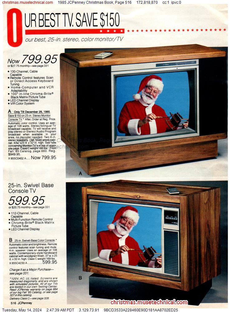 1985 JCPenney Christmas Book, Page 516