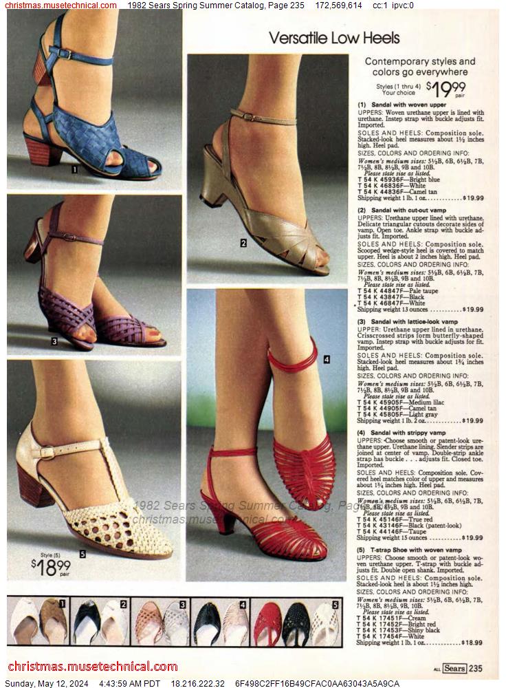 1982 Sears Spring Summer Catalog, Page 235