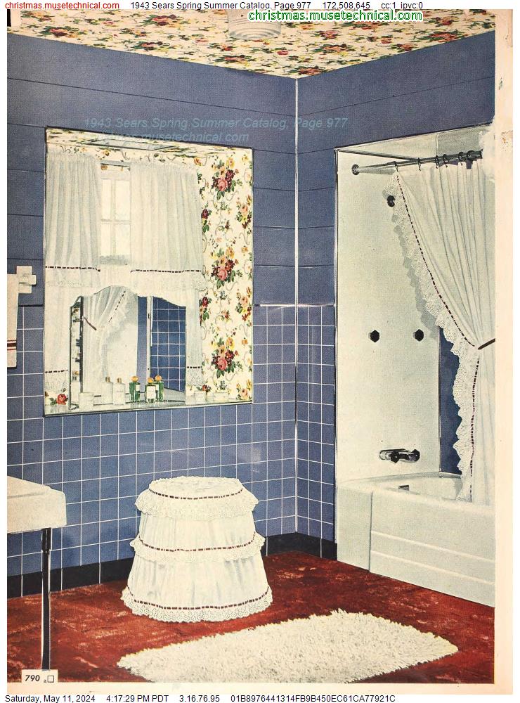 1943 Sears Spring Summer Catalog, Page 977