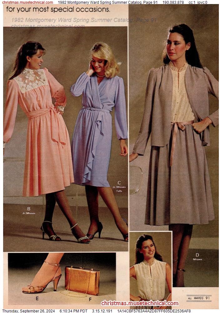 1982 Montgomery Ward Spring Summer Catalog, Page 91