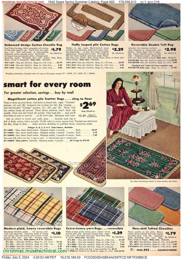 1942 Sears Spring Summer Catalog, Page 683