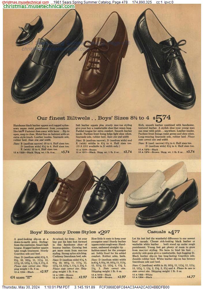 1961 Sears Spring Summer Catalog, Page 478