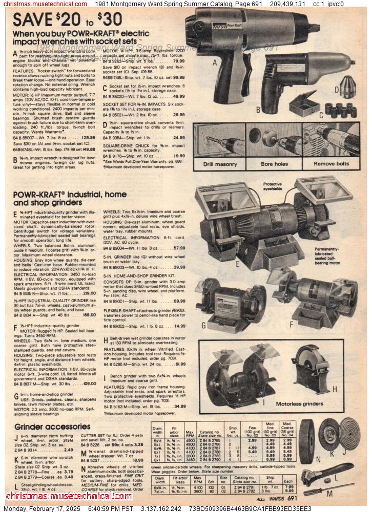 1981 Montgomery Ward Spring Summer Catalog, Page 691