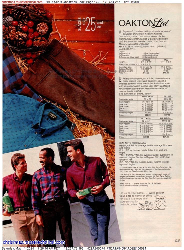 1987 Sears Christmas Book, Page 173