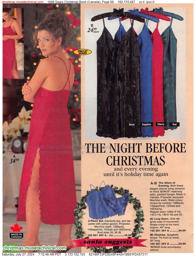 1996 Sears Christmas Book (Canada), Page 98