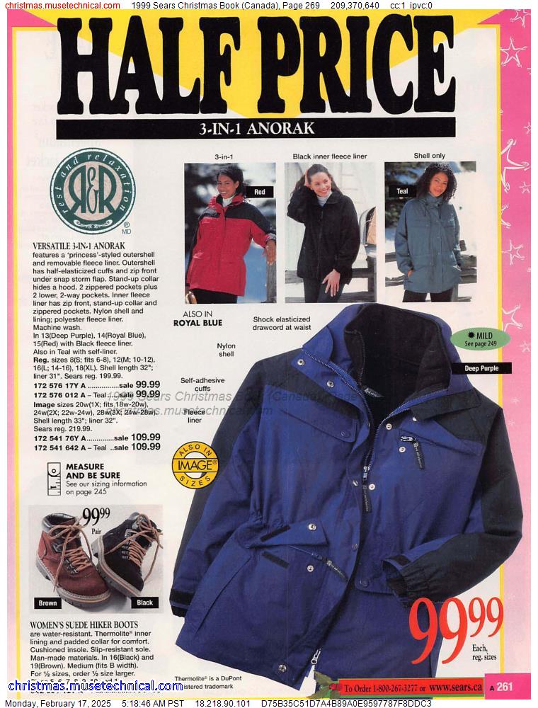 1999 Sears Christmas Book (Canada), Page 269