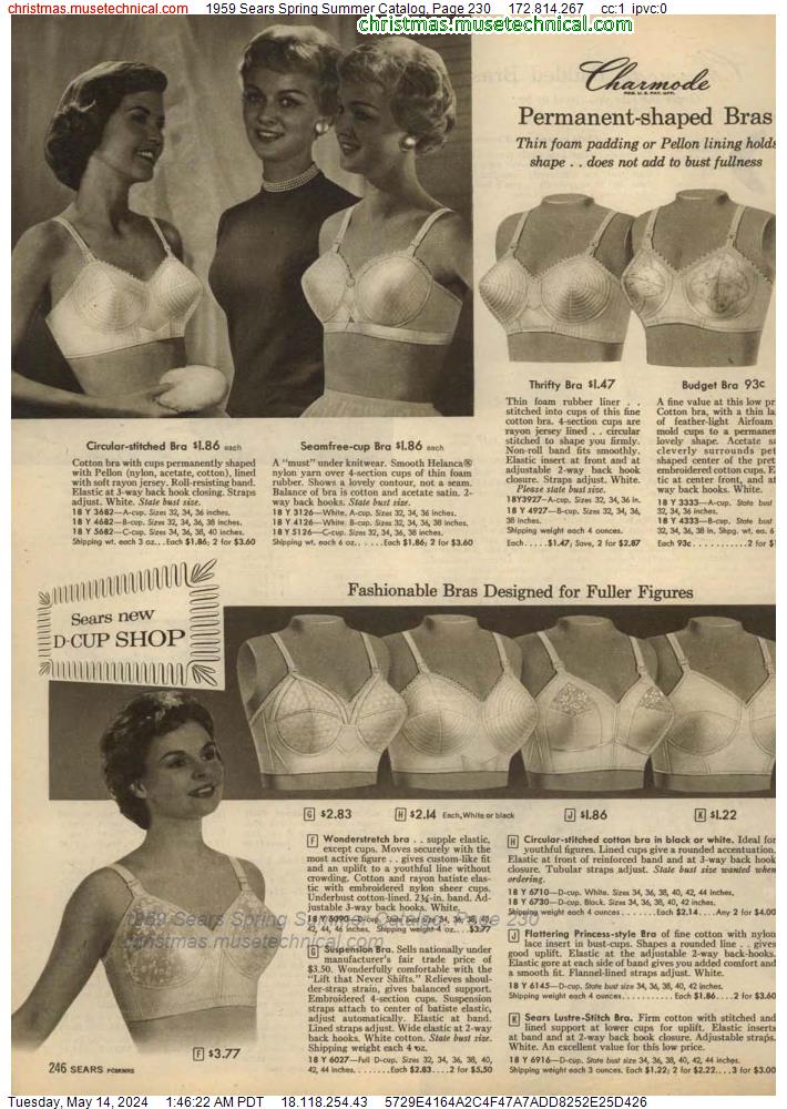1959 Sears Spring Summer Catalog, Page 230