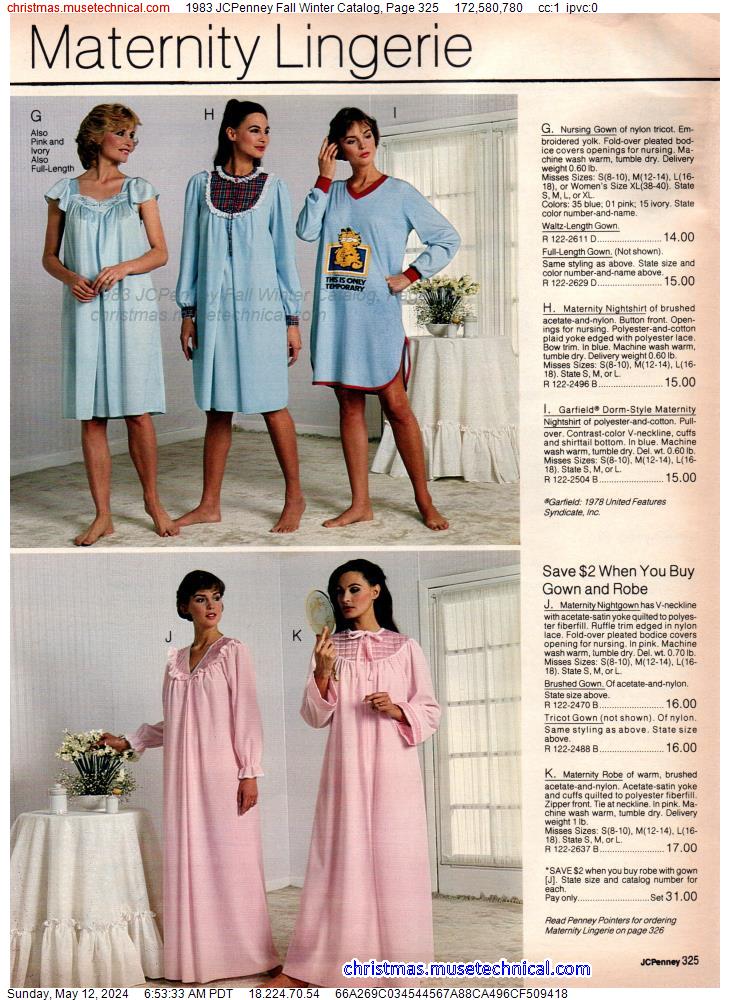 1983 JCPenney Fall Winter Catalog, Page 325