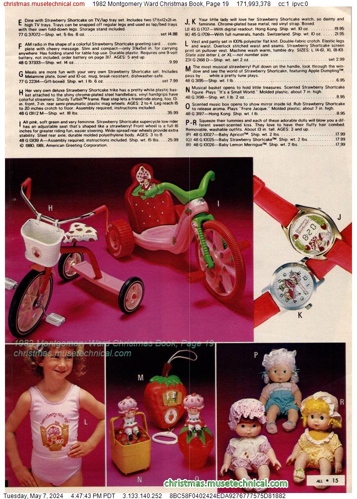 1982 Montgomery Ward Christmas Book, Page 19