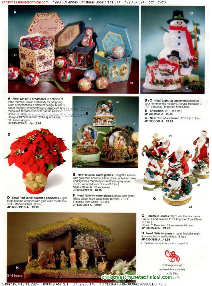 1998 JCPenney Christmas Book, Page 314