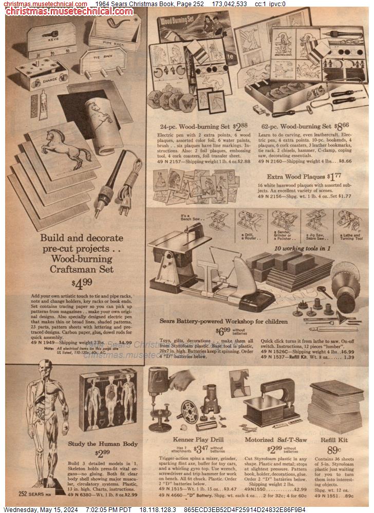 1964 Sears Christmas Book, Page 252