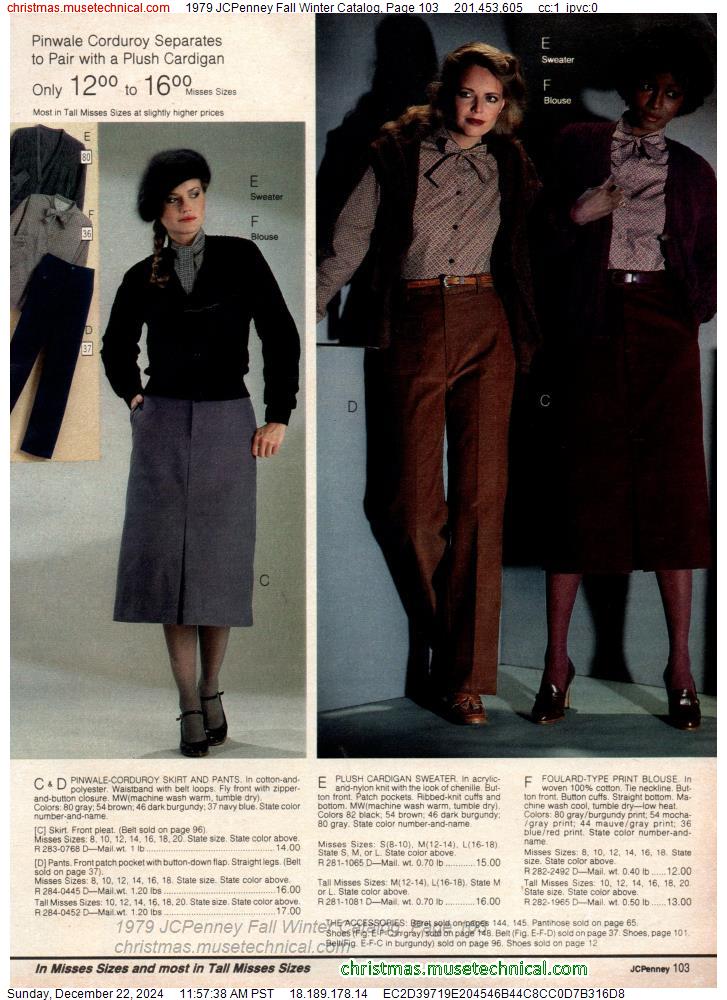 1979 JCPenney Fall Winter Catalog, Page 103