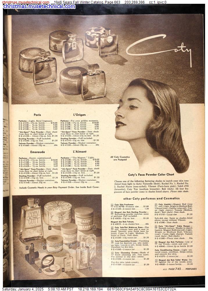 1946 Sears Fall Winter Catalog, Page 663