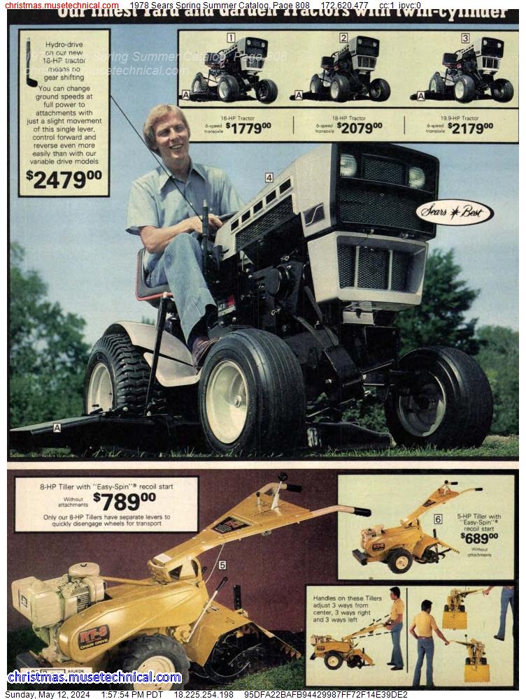 1978 Sears Spring Summer Catalog, Page 808