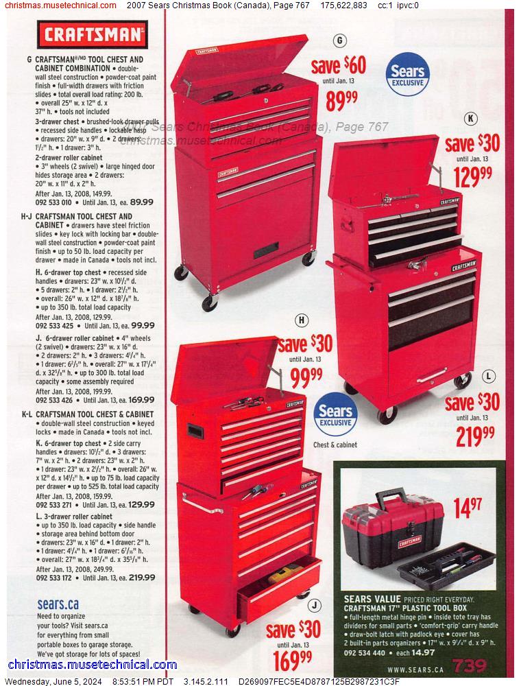 2007 Sears Christmas Book (Canada), Page 767