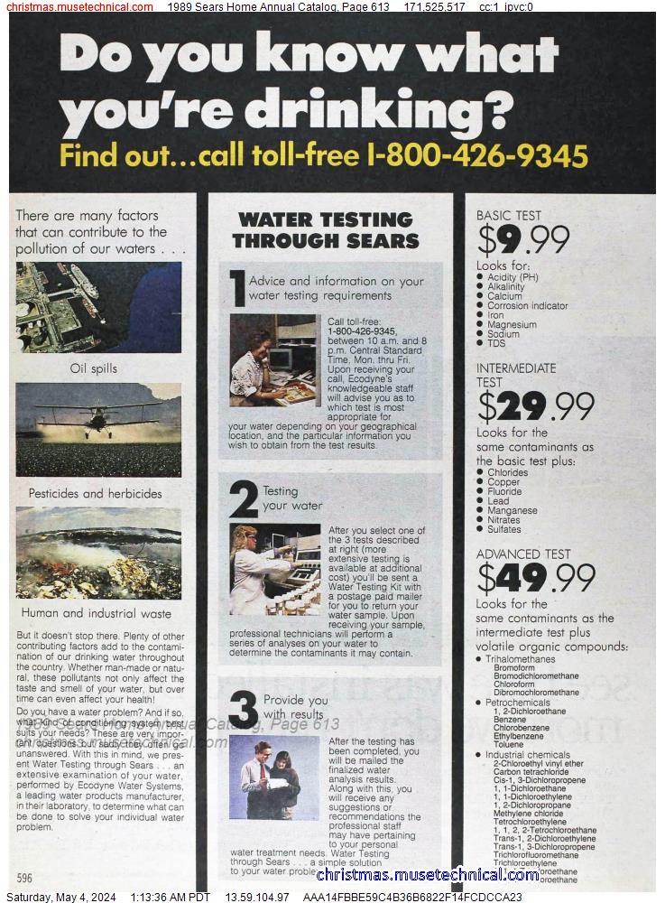 1989 Sears Home Annual Catalog, Page 613