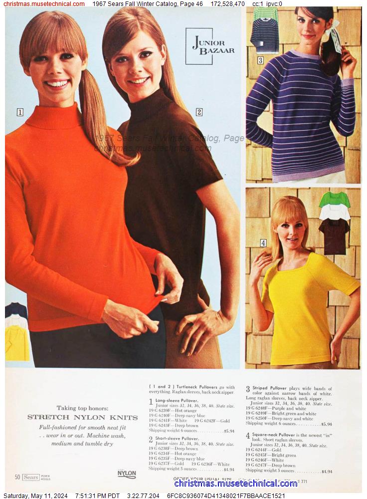 1967 Sears Fall Winter Catalog, Page 46