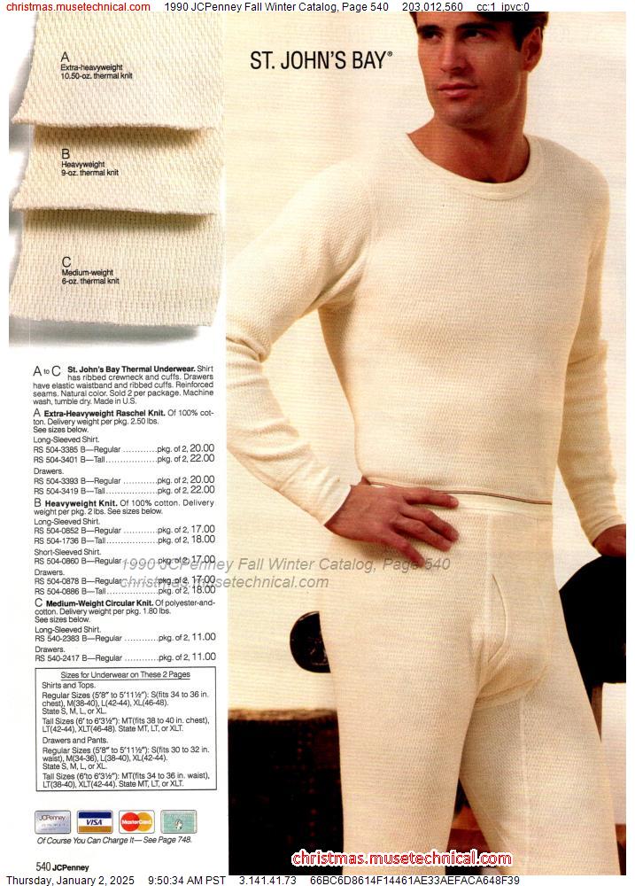 1990 JCPenney Fall Winter Catalog, Page 540