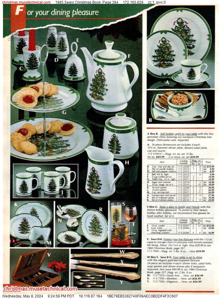 1985 Sears Christmas Book, Page 394